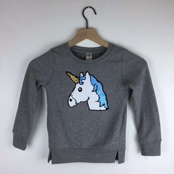 unicorn sequin sweatshirt
